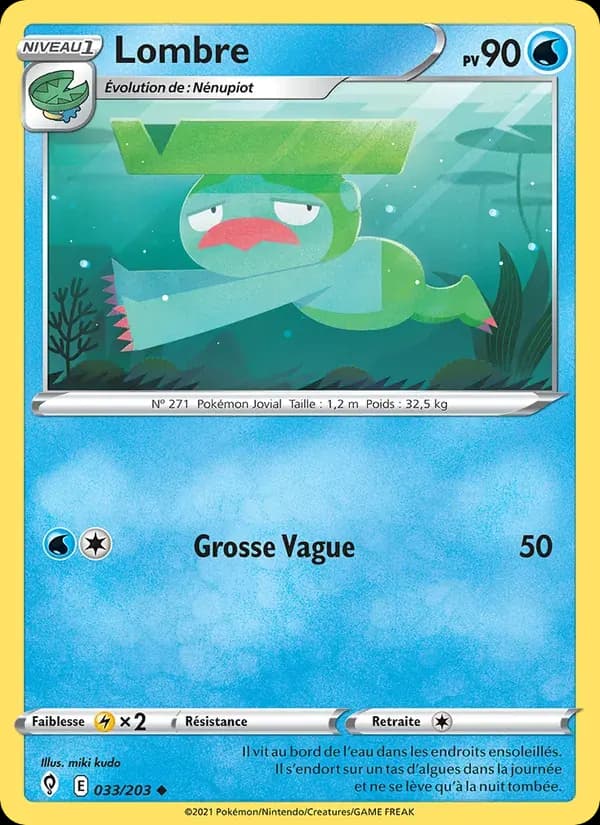 Lombre — Évolution Céleste 33 French Pokémon card