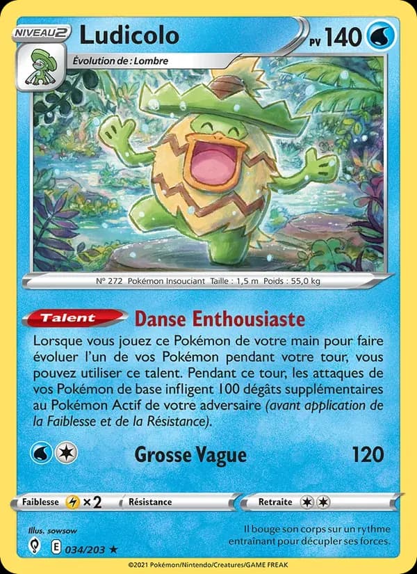 Ludicolo — Évolution Céleste 34 French Pokémon card