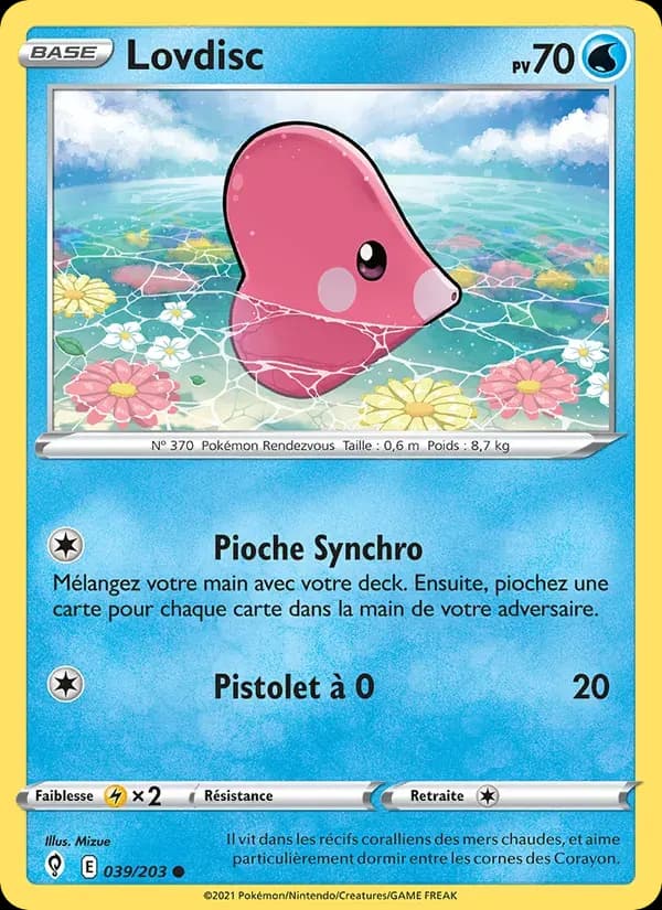 Lovdisc — Évolution Céleste 39 French Pokémon card