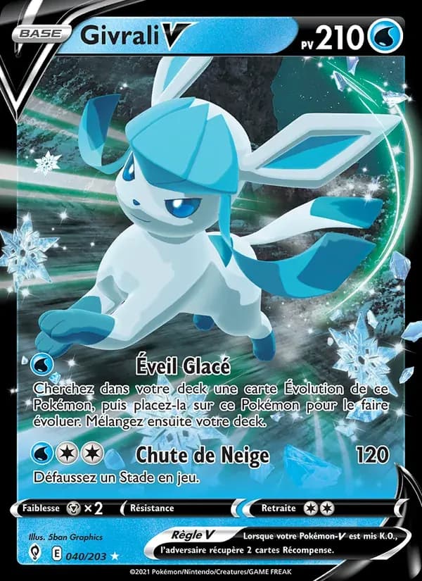 Givrali V — Évolution Céleste 40 French Pokémon card