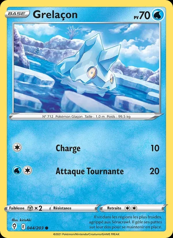 Grelaçon — Évolution Céleste 44 French Pokémon card
