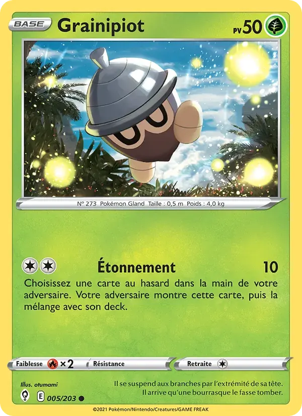 Grainipiot — Évolution Céleste 5 French Pokémon card