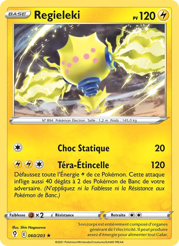 Regieleki — Évolution Céleste 60 French Pokémon card