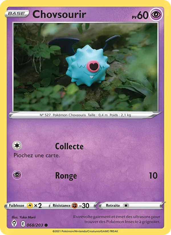 Chovsourir — Évolution Céleste 68 French Pokémon card