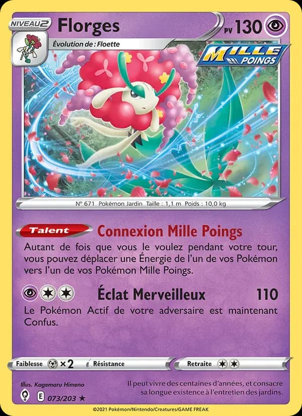 Florges — Évolution Céleste 73 French Pokémon card