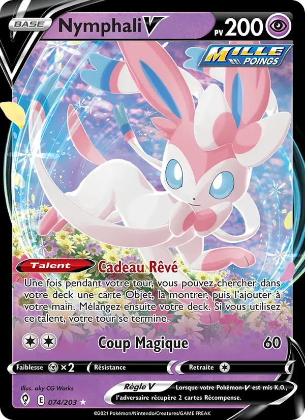 Nymphali V — Évolution Céleste 74 French Pokémon card