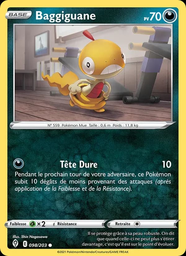 Baggiguane — Évolution Céleste 98 French Pokémon card