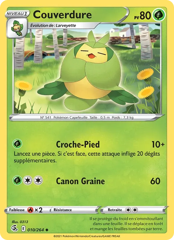 Couverdure — Poing de Fusion 10 French Pokémon card