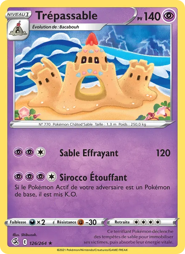 Trépassable — Poing de Fusion 126 French Pokémon card