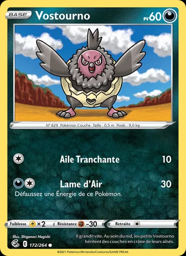 Vostourno — Poing de Fusion 172 French Pokémon card
