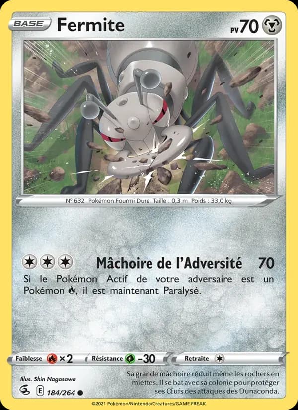 Fermite — Poing de Fusion 184 French Pokémon card