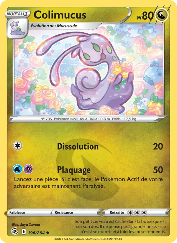 Colimucus — Poing de Fusion 196 French Pokémon card