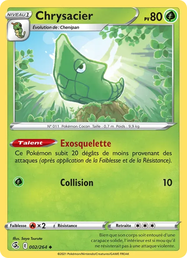Chrysacier — Poing de Fusion 2 French Pokémon card