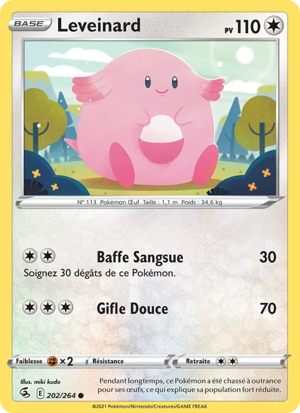 Leveinard — Poing de Fusion 202 French Pokémon card