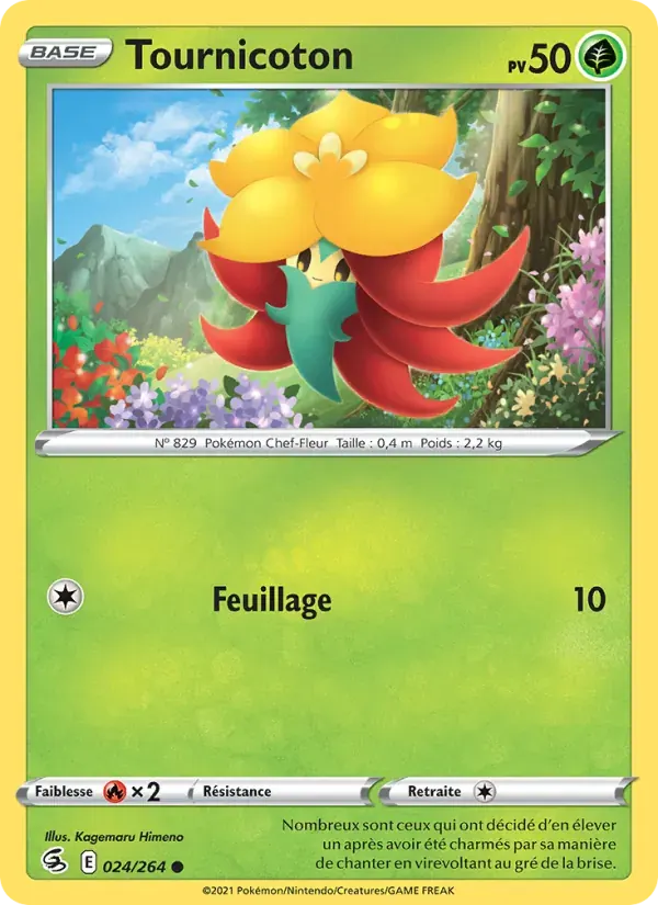 Tournicoton — Poing de Fusion 24 French Pokémon card