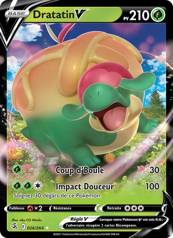 Dratatin V — Poing de Fusion 26 French Pokémon card