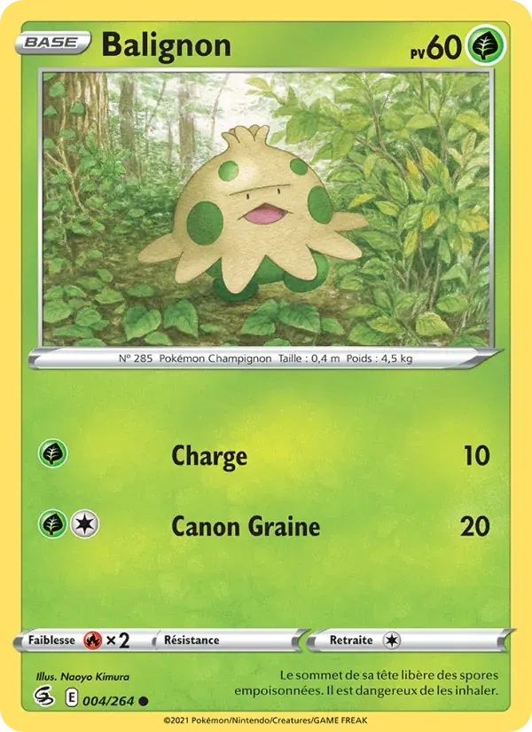 Balignon — Poing de Fusion 4 French Pokémon card