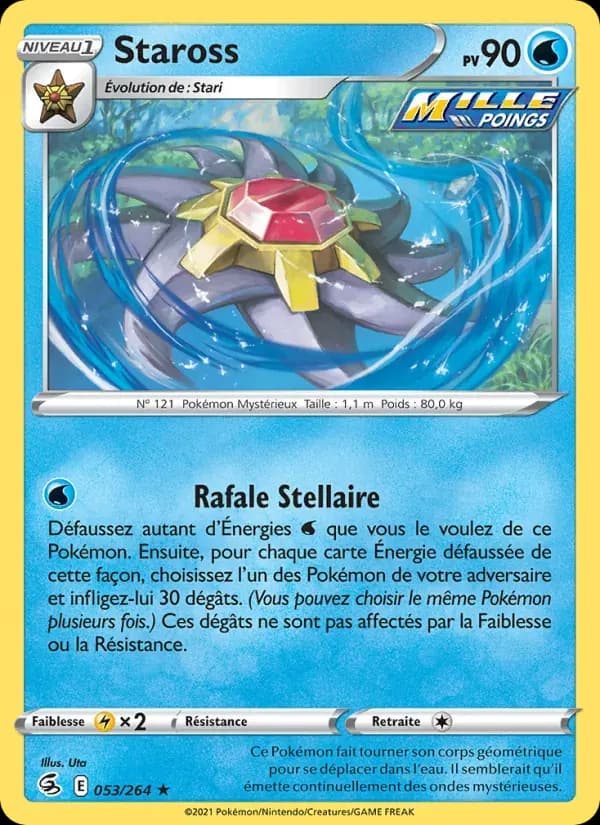 Staross — Poing de Fusion 53 French Pokémon card