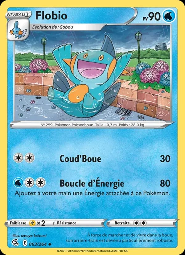 Flobio — Poing de Fusion 63 French Pokémon card