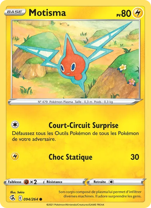 Motisma — Poing de Fusion 94 French Pokémon card