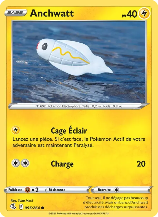 Anchwatt — Poing de Fusion 95 French Pokémon card