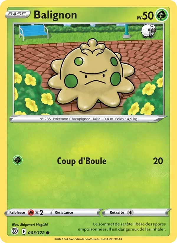 Balignon — Stars Étincelantes 3 French Pokémon card