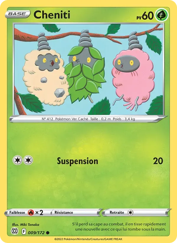 Cheniti — Stars Étincelantes 9 French Pokémon card