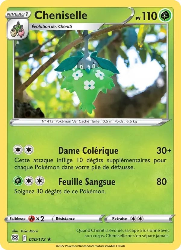 Cheniselle — Stars Étincelantes 10 French Pokémon card