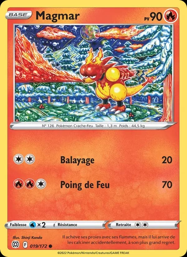 Magmar — Stars Étincelantes 19 French Pokémon card