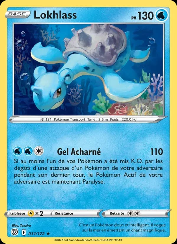 Lokhlass — Stars Étincelantes 31 French Pokémon card
