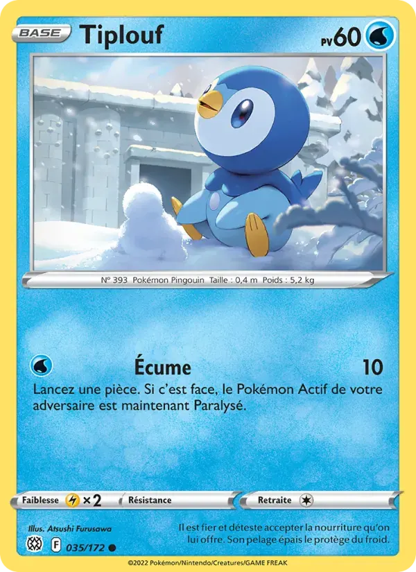 Tiplouf — Stars Étincelantes 35 French Pokémon card