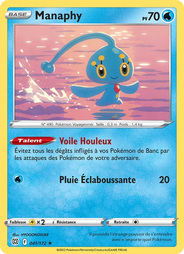 Manaphy — Stars Étincelantes 41 French Pokémon card