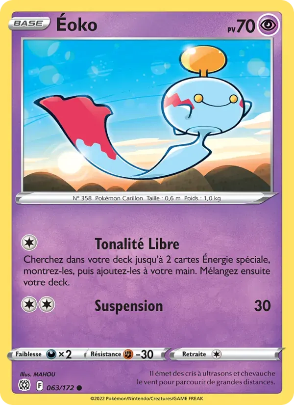 Éoko — Stars Étincelantes 63 French Pokémon card