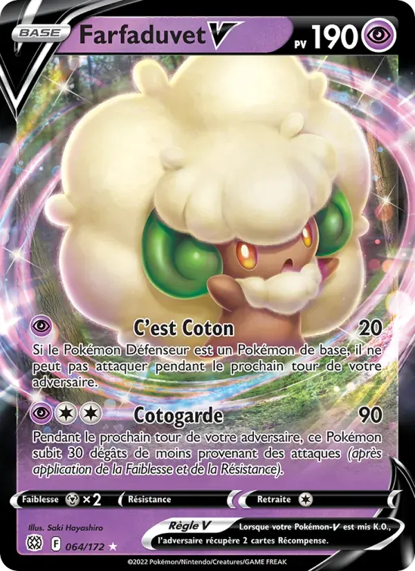 Farfaduvet V — Stars Étincelantes 64 French Pokémon card