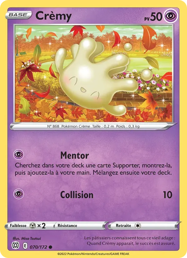 Crèmy — Stars Étincelantes 70 French Pokémon card