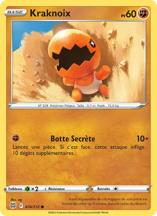 Kraknoix — Stars Étincelantes 74 French Pokémon card