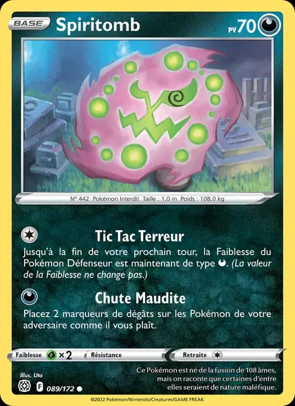 Spiritomb — Stars Étincelantes 89 French Pokémon card