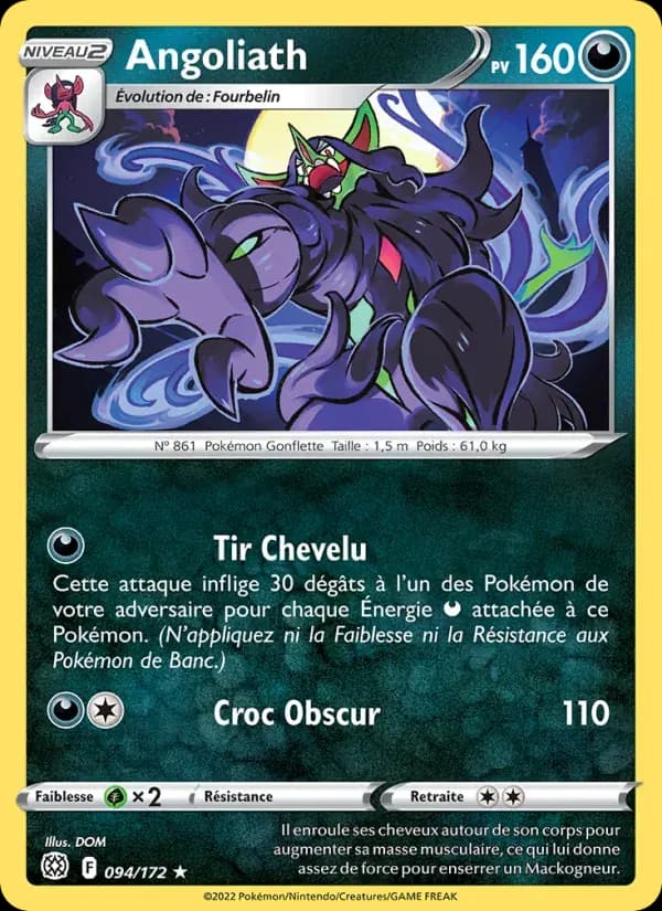 Angoliath — Stars Étincelantes 94 French Pokémon card