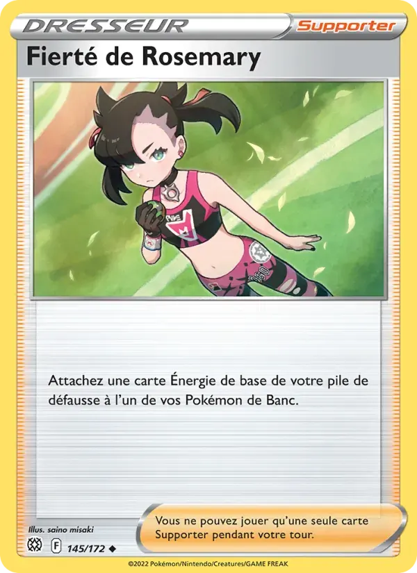 Fierté de Rosemary — Stars Étincelantes 145 French Pokémon card