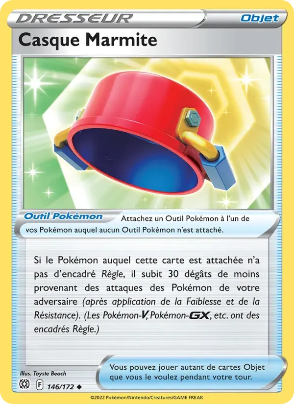 Casque Marmite — Stars Étincelantes 146 French Pokémon card