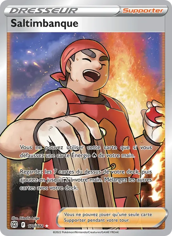 Saltimbanque — Stars Étincelantes 170 French Pokémon card
