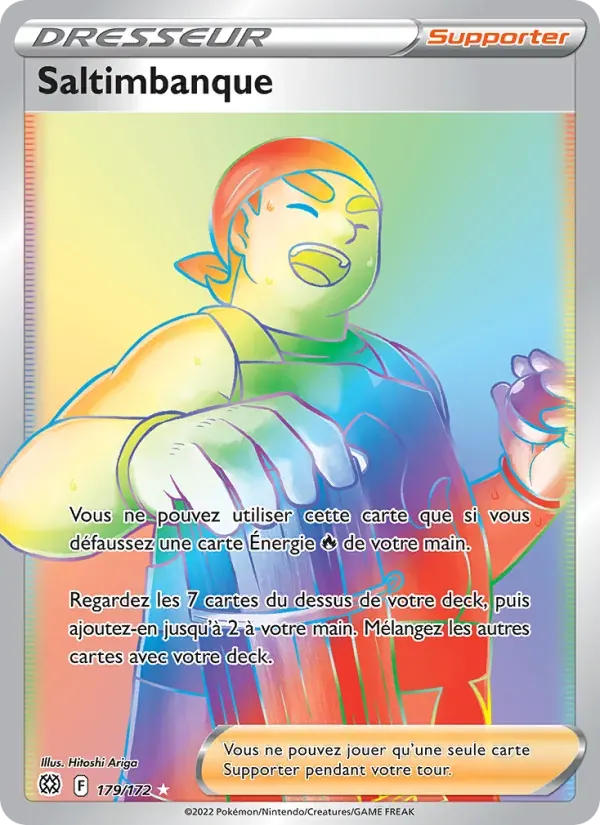 Saltimbanque — Stars Étincelantes 179 French Pokémon card