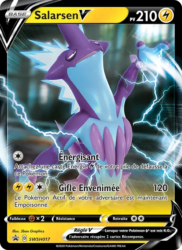 Salarsen V — Promo SWSH SWSH017 French Pokémon card