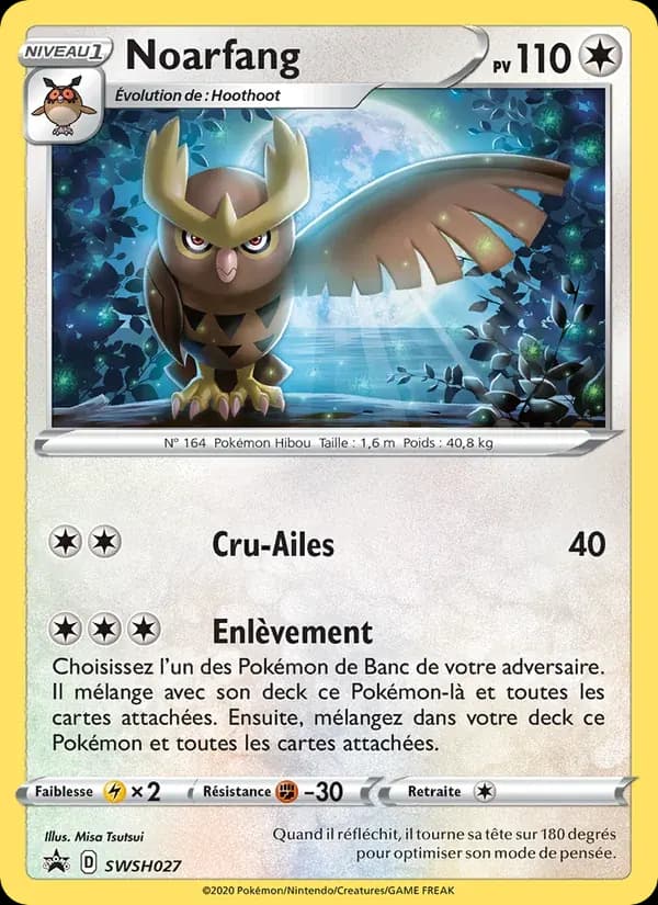 Noarfang — Promo SWSH SWSH027 French Pokémon card