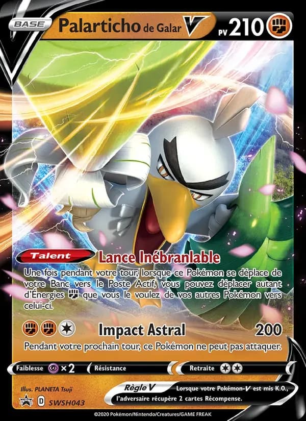 Palarticho de Galar V — Promo SWSH SWSH043 French Pokémon card