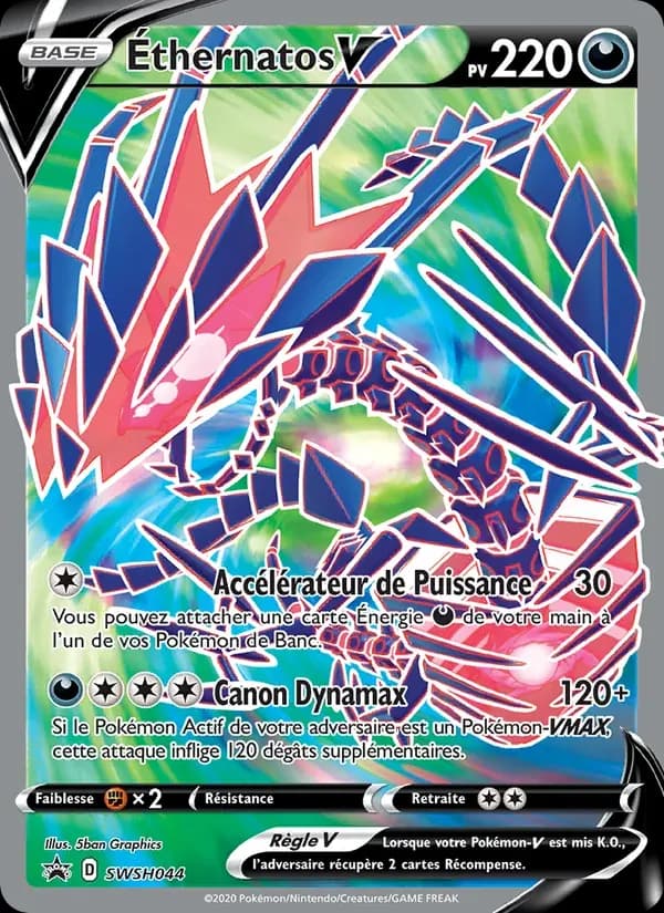 Éthernatos V — Promo SWSH SWSH044 French Pokémon card