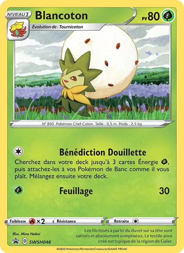 Blancoton — Promo SWSH SWSH046 French Pokémon card