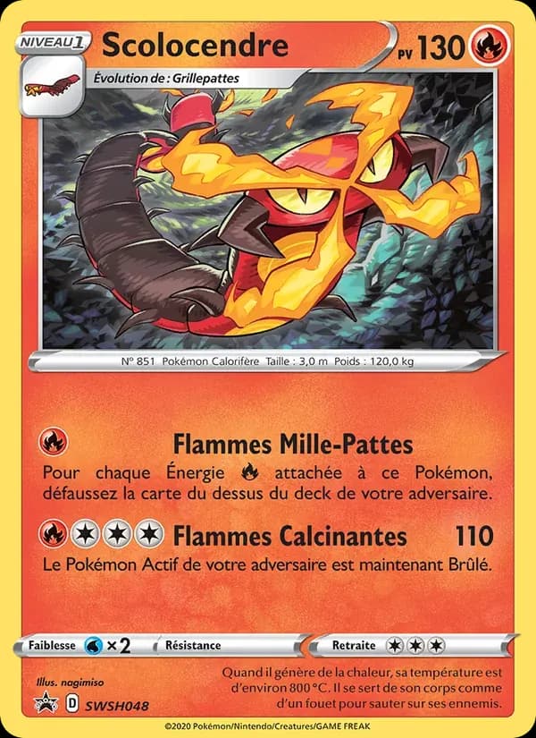 Scolocendre — Promo SWSH SWSH048 French Pokémon card