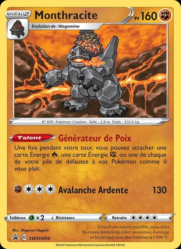 Monthracite — Promo SWSH SWSH054 French Pokémon card