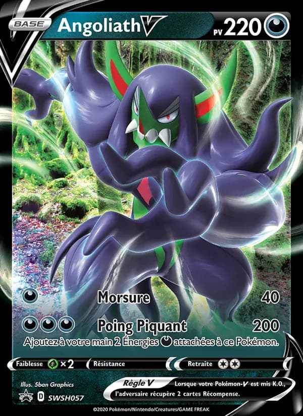 Angoliath V — Promo SWSH SWSH057 French Pokémon card